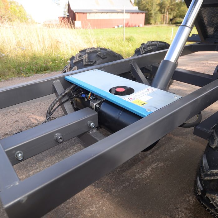 Kellfri Tipping trailer ATV 1,420 kg with electrical hydraulic tipper