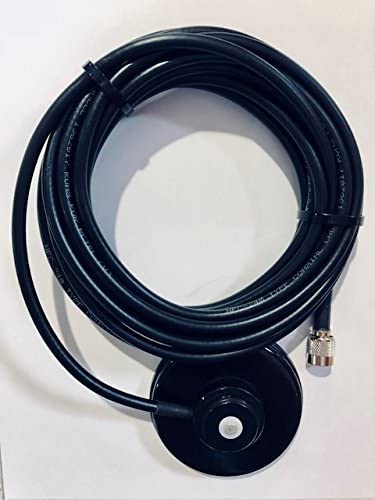 Antenna Cable Magnetic Base NMO-TO-TNC 20 FT LMR240 Assembled