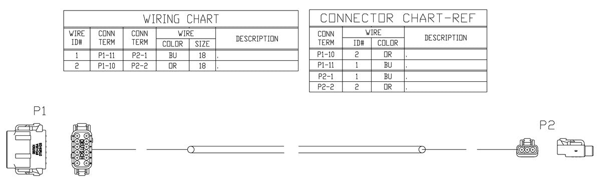 Cable Assy EZ-Pilot Remote Engage Adapter