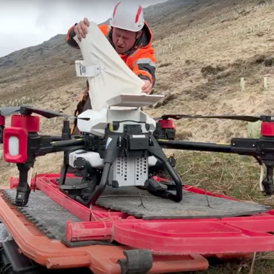 Reseeding Mountains by Drone