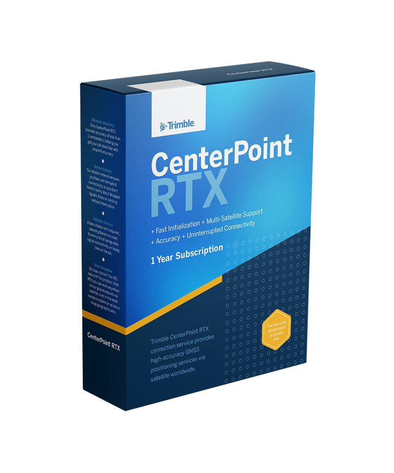 CenterPoint® RTX FAST for GNSS receivers with RTK unlock