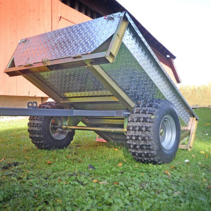 Tipping trailer ATV 500 kg with